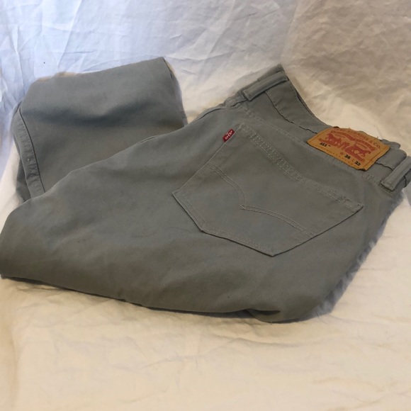 Dark grey Levi Men’s Denim pants size 36W - Picture 1 of 6